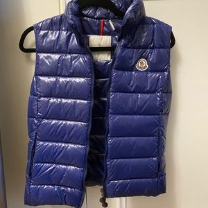 Moncler Ghany Shiny Quilted Puffer Vest